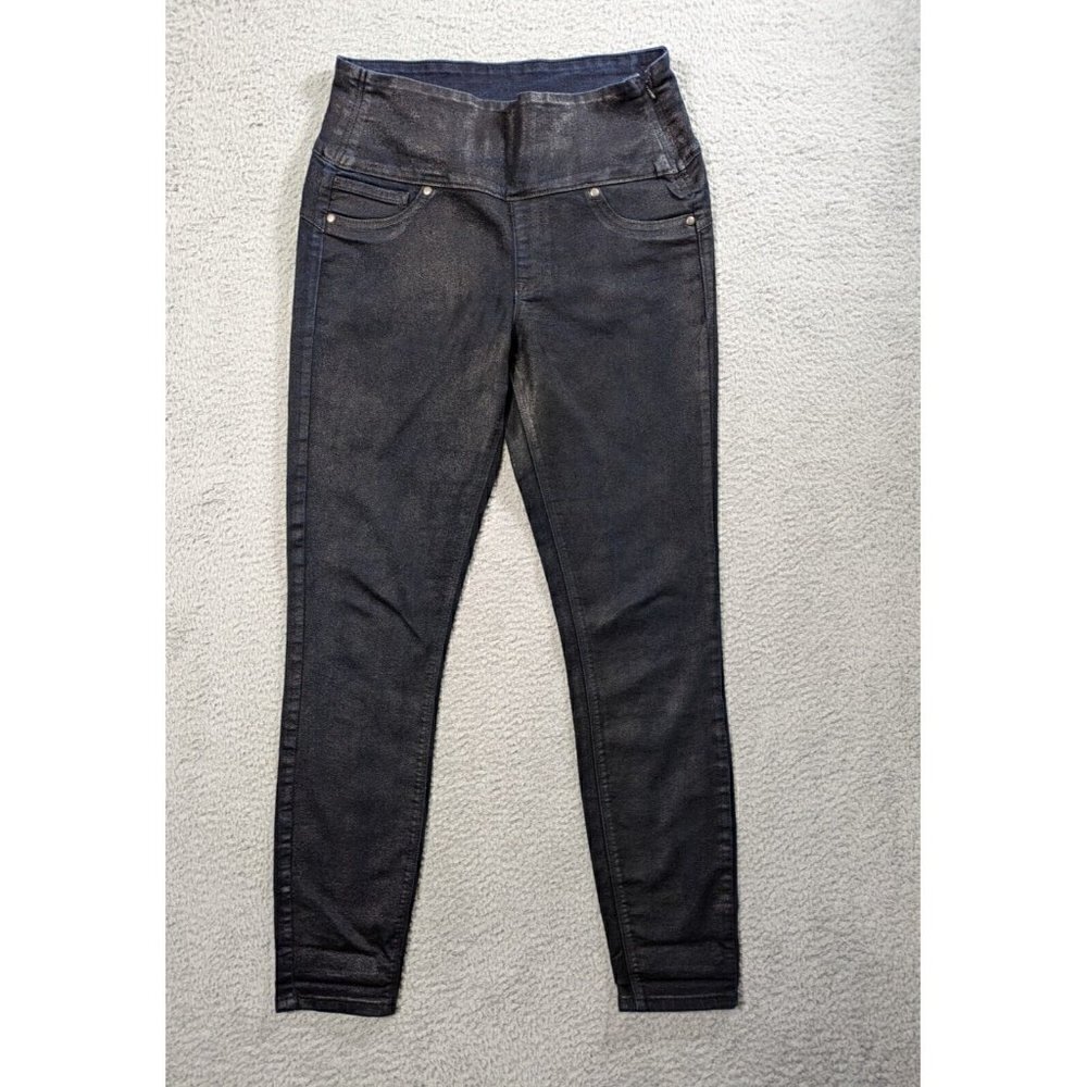 Spanx Jean Pants  Womens Medium 2310 Alexia Skinny Shaping Coated